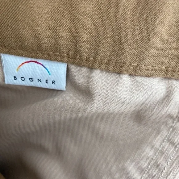 Bogner Womens WB Straight Leg Jeans Brown Stretch Medium Wash High Rise Denim 30 - Picture 6 of 6